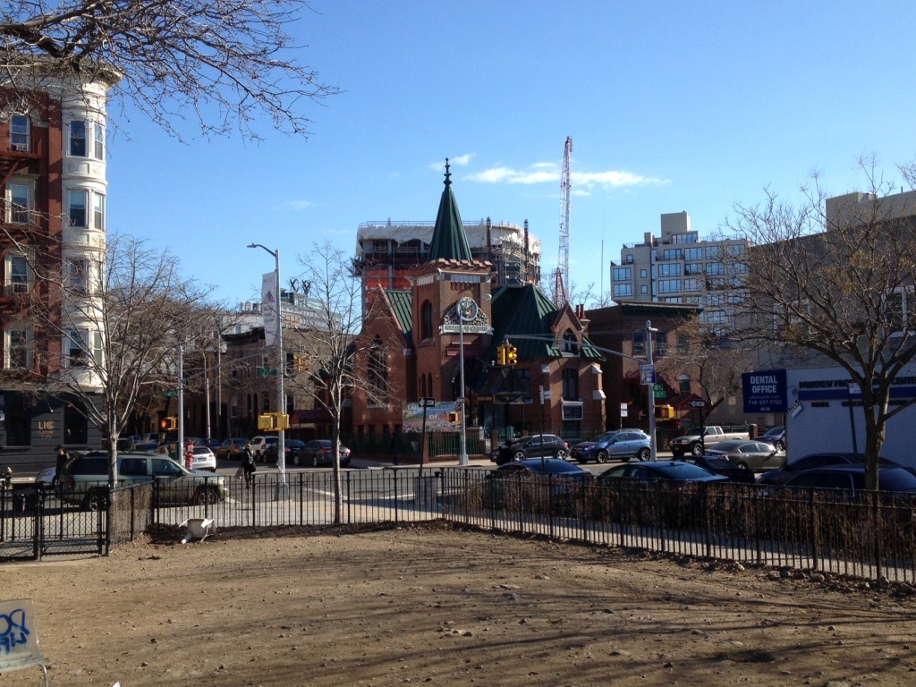 5Pointz about to cast its 40+ story shadow on Iglesia de Cristo and Murray Park, and the benefits are?